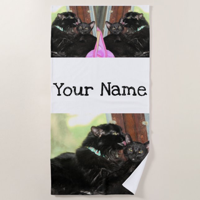 Toalla De Playa Tiempo de baño (Anverso)