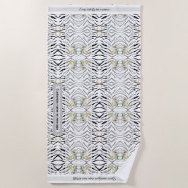 Toalla de playa Tiger Stripes