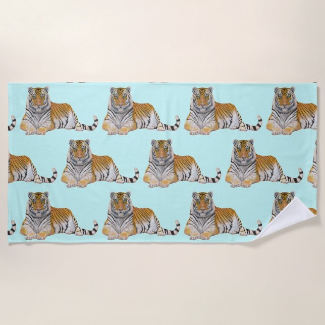 Toalla De Playa Tigre (Anverso)