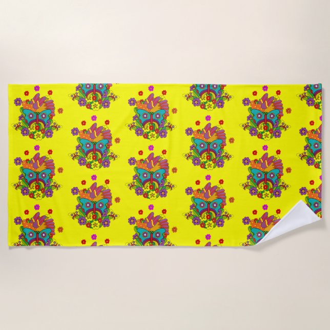 Toalla De Playa Tips de cristal y Alistair (Anverso)