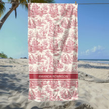 Toile Escénico Pastoral Campestre Francés Rojo Vin