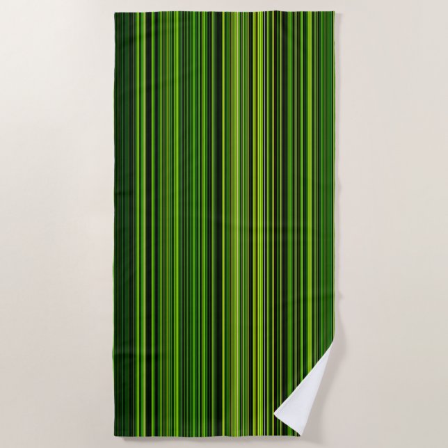 Toalla De Playa Tonos verdes (Anverso)