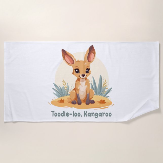 Toalla De Playa Toodle-loo, Kangaroo (Anverso)