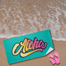 Topacio moderno funky | Playa Aloha turquesa oscur