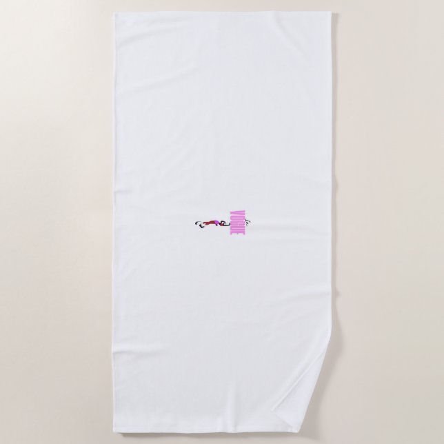 Toalla De Playa Toque de declaración (Anverso)