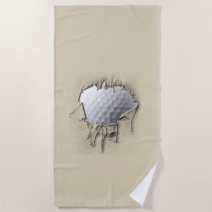 Toalla De Playa Torn Golf Ball