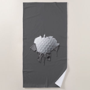 Toalla De Playa Torn Golf Ball