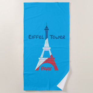 Toalla De Playa Torre Eiffel