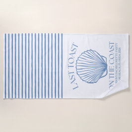 Toalla De Playa Tostada final caprichosa en la costa