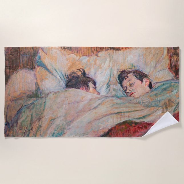 Toalla De Playa Toulouse-Lautrec - La cama (Anverso)