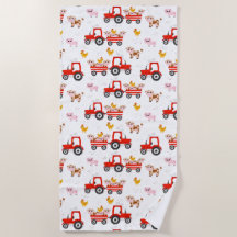 Tractor Con Animales De Granja