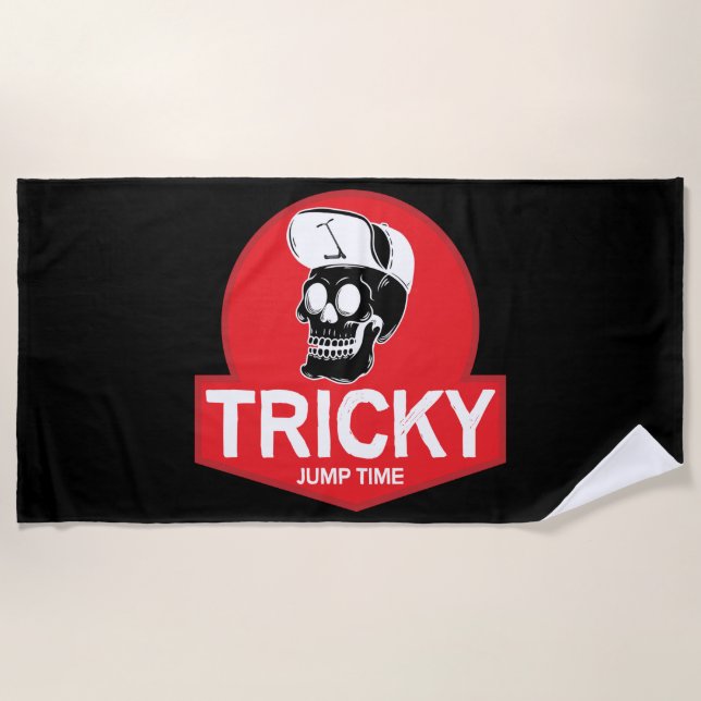 Toalla De Playa Trámites para el viajero libre Stunt Scooter (Anverso)