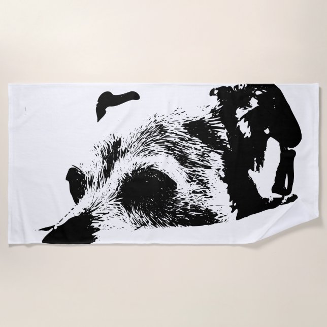 Toalla De Playa Tranquilidad junto a las olas (Anverso)