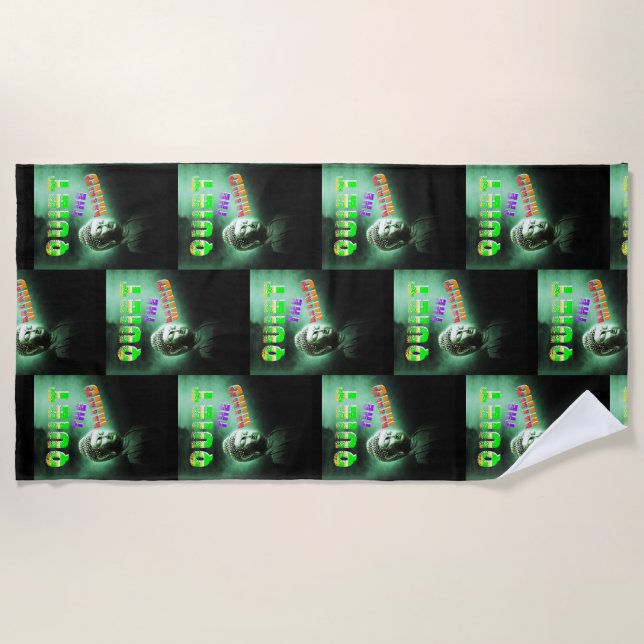 Toalla De Playa Tranquilizar La Mente (Anverso)