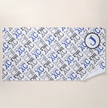 Trayectoria de campo XC Carrera Monograma Blue Bea