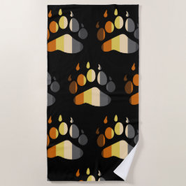 Toalla De Playa Trazo de paño de oso