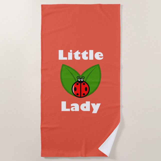 Toalla De Playa Tres Pequeños Ladybugs - Pacificador (Anverso)
