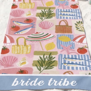 Toalla De Playa Tribu de novias sardina funky