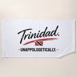 Toalla De Playa Trinidad Orgullosamente Pride BLANCO