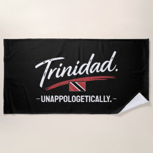 Toalla De Playa Trinidad Orgullosamente Pride NEGRO