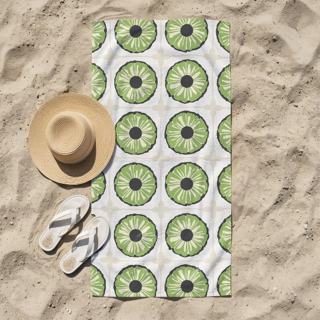 Toalla De Playa Tropic Slice Verde Frondoso (Subido por el creador)