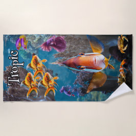 Toalla De Playa Tropical Sealife