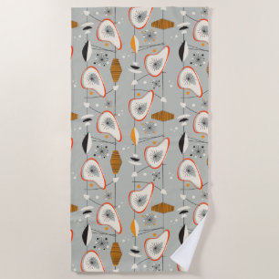 Toalla De Playa Trullo geométrico y modelo azul