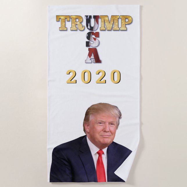 Toalla De Playa Trump 2020 (Anverso)