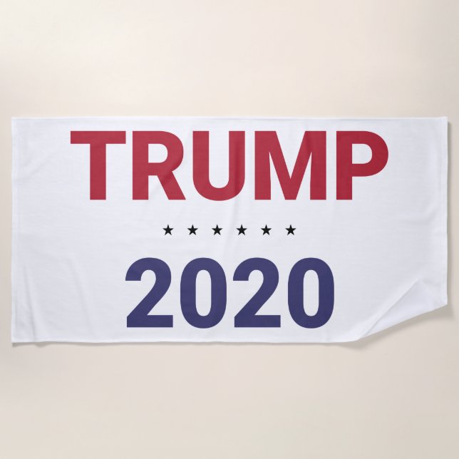Toalla De Playa Trump 2020 (Elecciones en Estados Unidos) (Anverso)