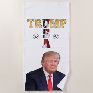 Toalla De Playa Trump Presidente 45 47
