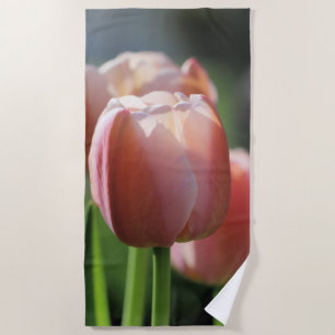 Toalla De Playa Tulipanes rosados
