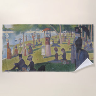 Toalla De Playa Un domingo en La Grande Jatte, Georges Seurat 1884