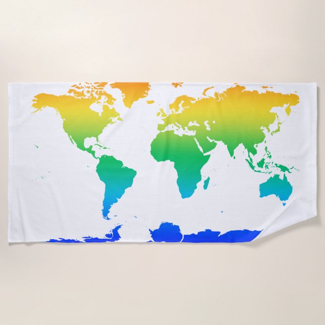 Toalla De Playa Un mundo de sol (Anverso)