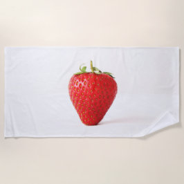 Toalla De Playa Una fresa roja btcnm