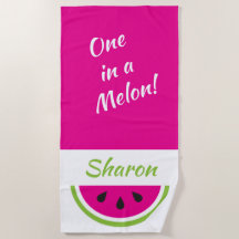 Una sandía personalizada en Melón