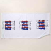 Toalla de playa (única dibujada a mano)