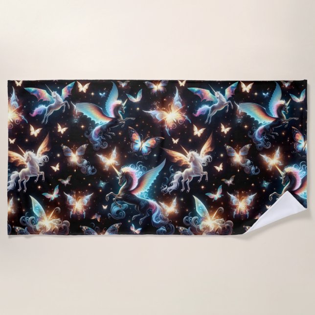 Toalla De Playa Unicorn Dreams (Anverso)
