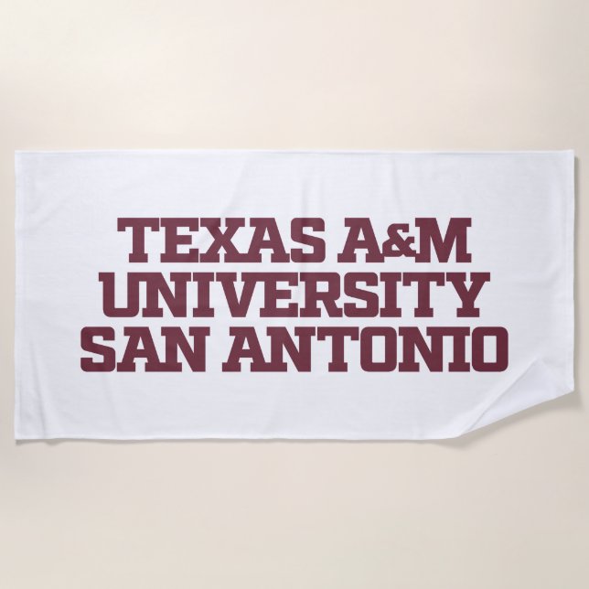 Toalla De Playa Universidad A&M de Texas-San Antonio (Anverso)