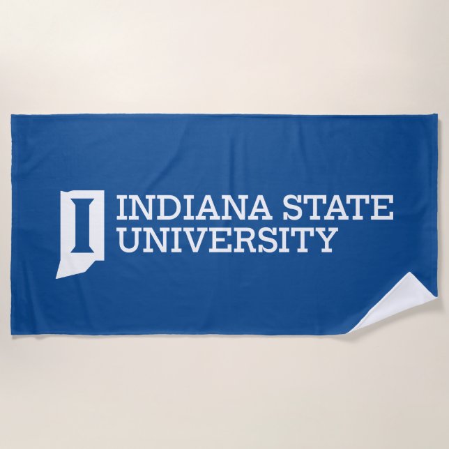 Toalla De Playa Universidad Estatal de Indiana (Anverso)
