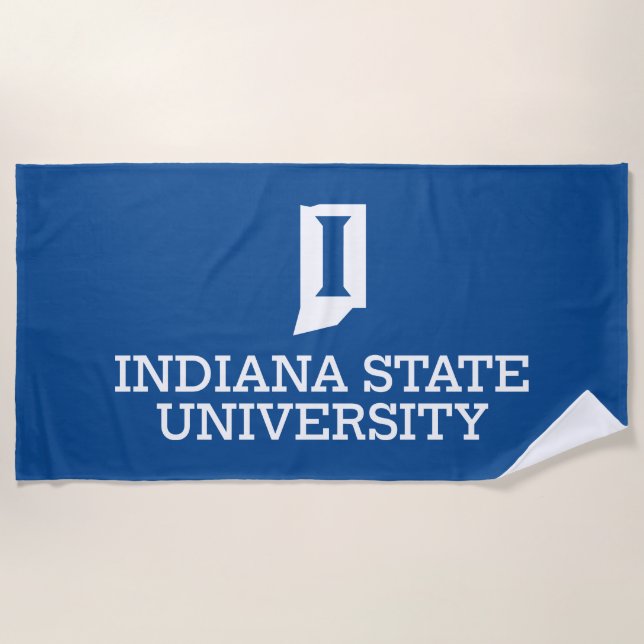 Toalla De Playa Universidad Estatal de Indiana (Anverso)