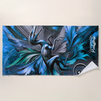 Toalla De Playa Unstoppable Raptor – Fuel Strength, Rule the Wild