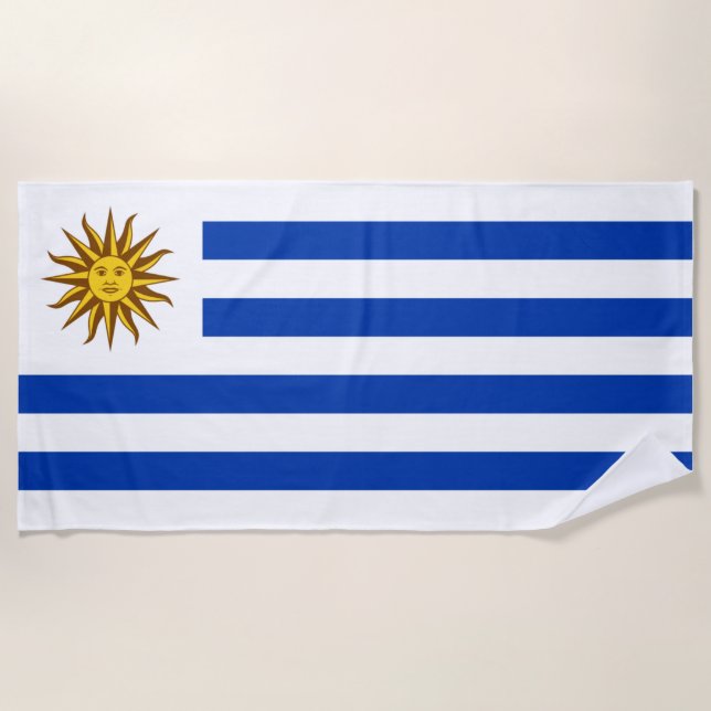 Toalla De Playa Uruguay (Anverso)
