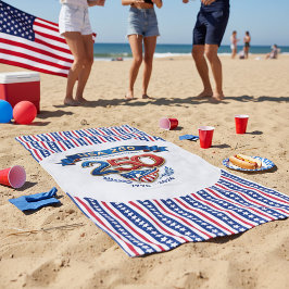 Toalla De Playa USA 250 celebration
