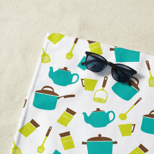 Toalla De Playa Utensilios de cocina, vajilla, cubiertos, vajilla  (In situ)