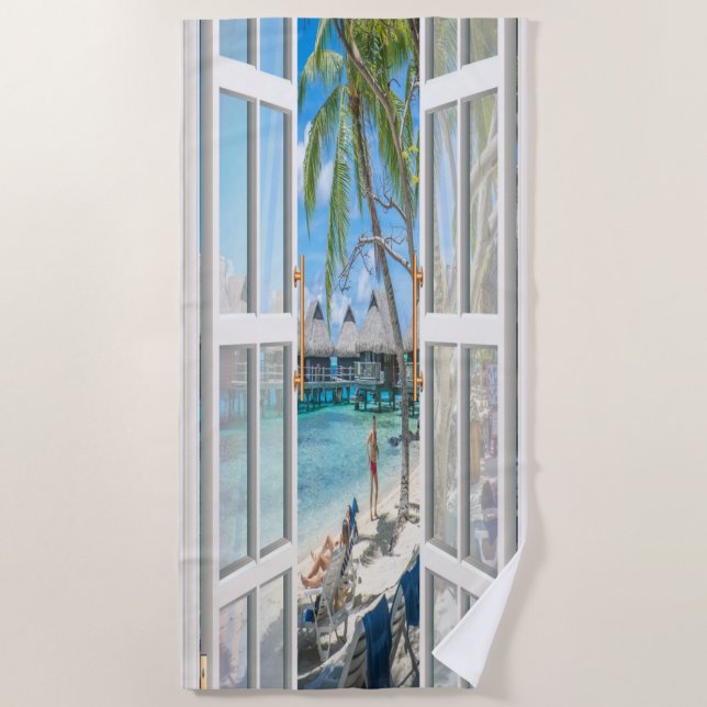 Toalla De Playa Vacaciones de verano en Myrtle Beach (Anverso)