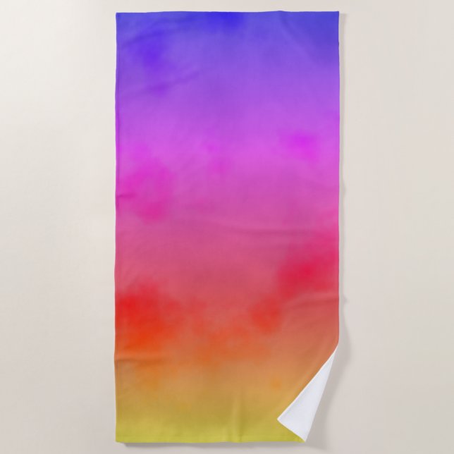 Toalla De Playa Vapor arcoiris (Anverso)
