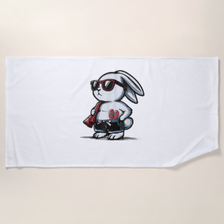 Toalla De Playa Verano Beach Rabbit Bunny Beach-Goer