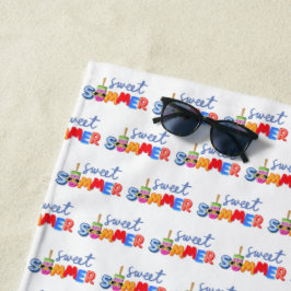 Toalla De Playa verano dulce