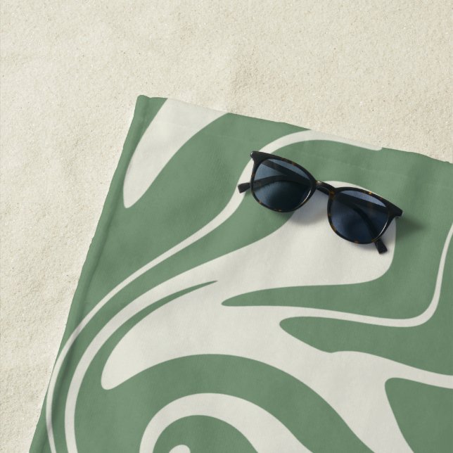 Toalla De Playa Vertido - Verde (In situ)