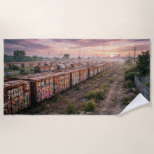 Viaje Infinito Ruinas Urbanas Graffiti Tren